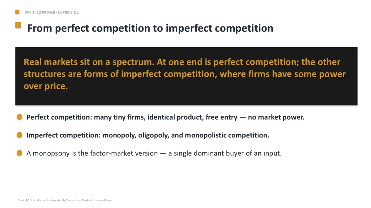 AP Microeconomics Unit 4 content slide
