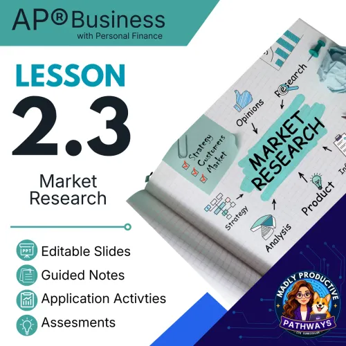 Lesson 2.3: Market Research
