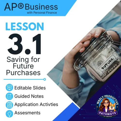 Lesson 3.1: Saving for Future Purchases