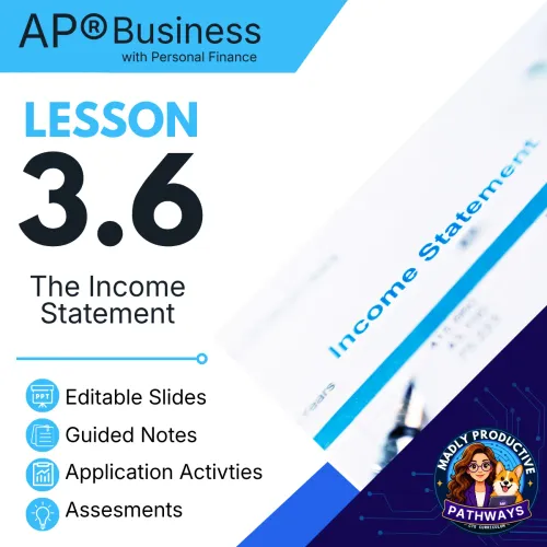 Lesson 3.6: Income Statement