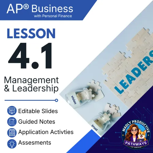 Lesson 4.1: Management + Leadership