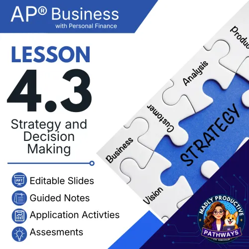 Lesson 4.3: Strategy + PACED Decision Model