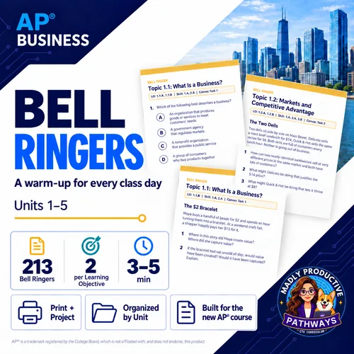 Bell Ringers: 213 Warm-Ups, All 31 Topics