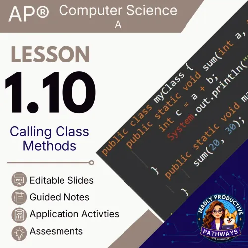 Lesson 1.10: Calling Class Methods