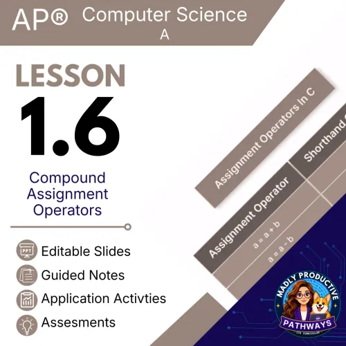 Lesson 1.6: Compound Assignment Operators