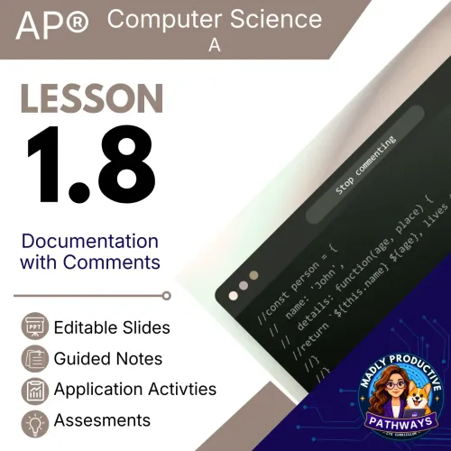 Lesson 1.8: Documentation with Comments