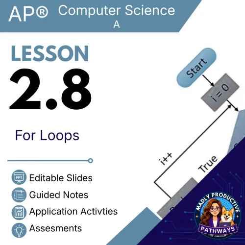 Lesson 2.8: for Loops