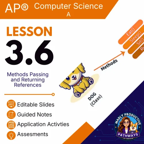 Lesson 3.6: Methods Passing and Returning References