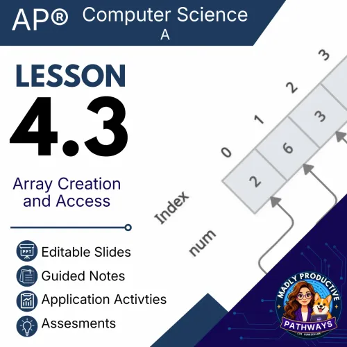 Lesson 4.3: Array Creation and Access