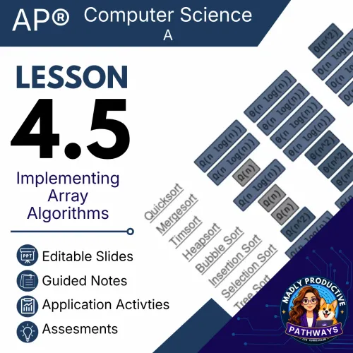 Lesson 4.5: Implementing Array Algorithms