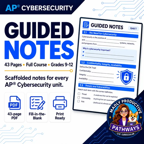 Guided Notes: All 24 Topics + Keys