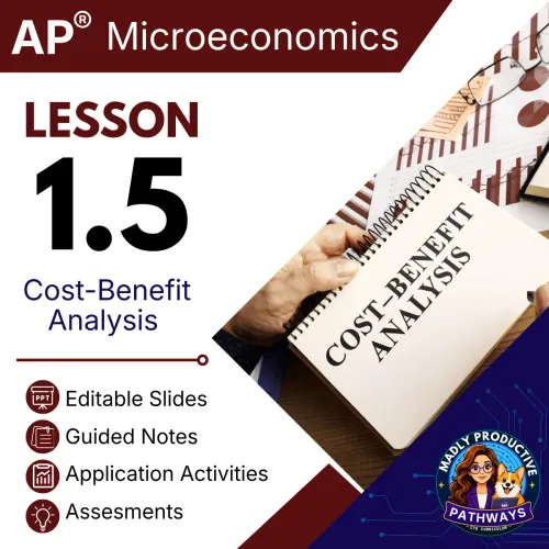 Lesson 1.5: Cost Benefit Analysis