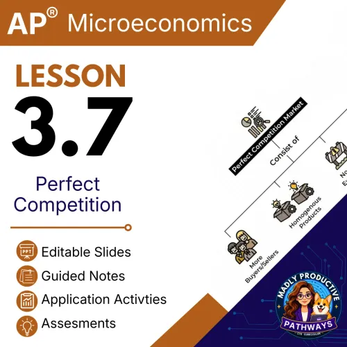 Lesson 3.7: Perfect Competition