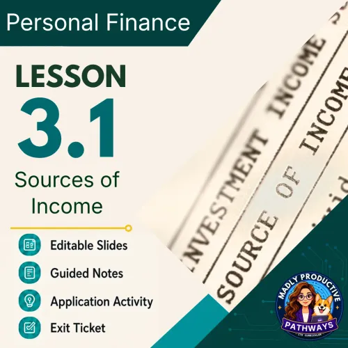 Lesson 3.1: Sources of Income: Earned vs. Passive