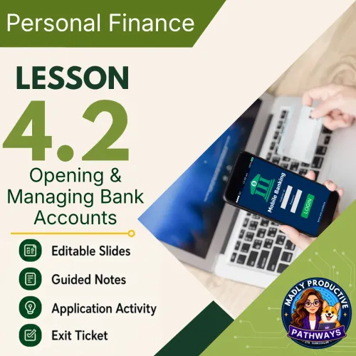 Lesson 4.2: Checking Accounts: How to Write a Check