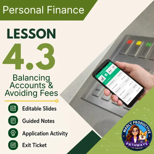 Lesson 4.3: Balancing a Checkbook & Avoiding Fees