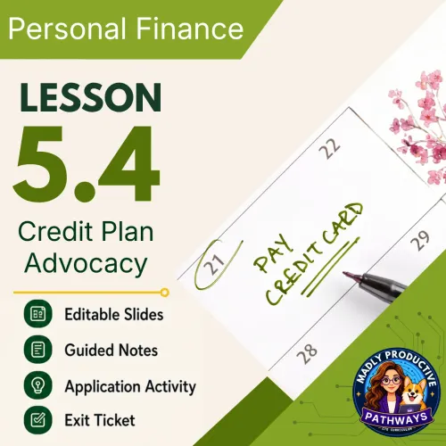 Lesson 5.4: Credit Plans & Billing Disputes