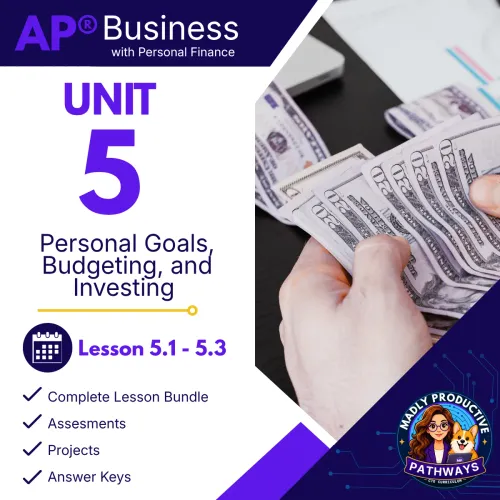 Unit 5: Personal Goals, Budgeting & Investing