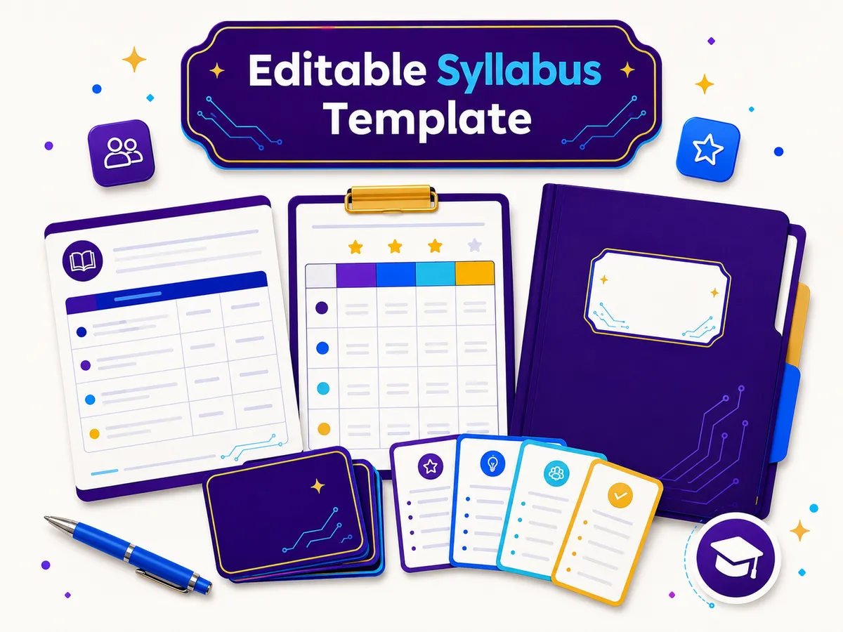 Editable syllabus template